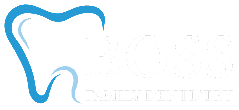 Boss Family Dentistry Logo Inverse