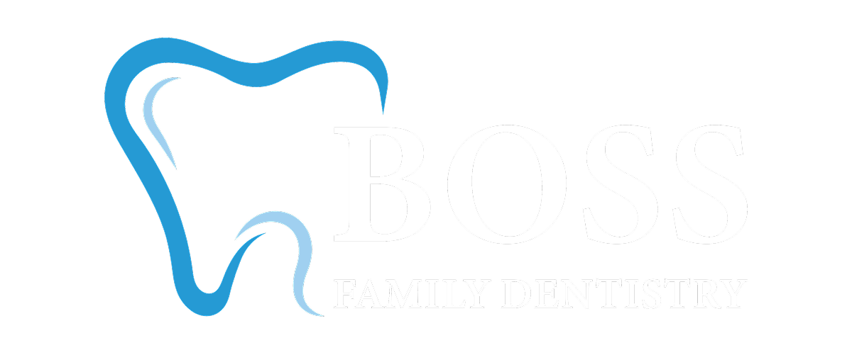 Boss Family Dentistry Logo Inverse